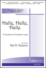 Halle, Halle, Halle SATB choral sheet music cover